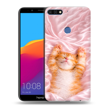 Пластиковый чехол на Huawei Honor 7C Pro с принтом женский