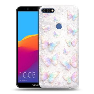 Пластиковый чехол на Huawei Honor 7C Pro с принтом женский