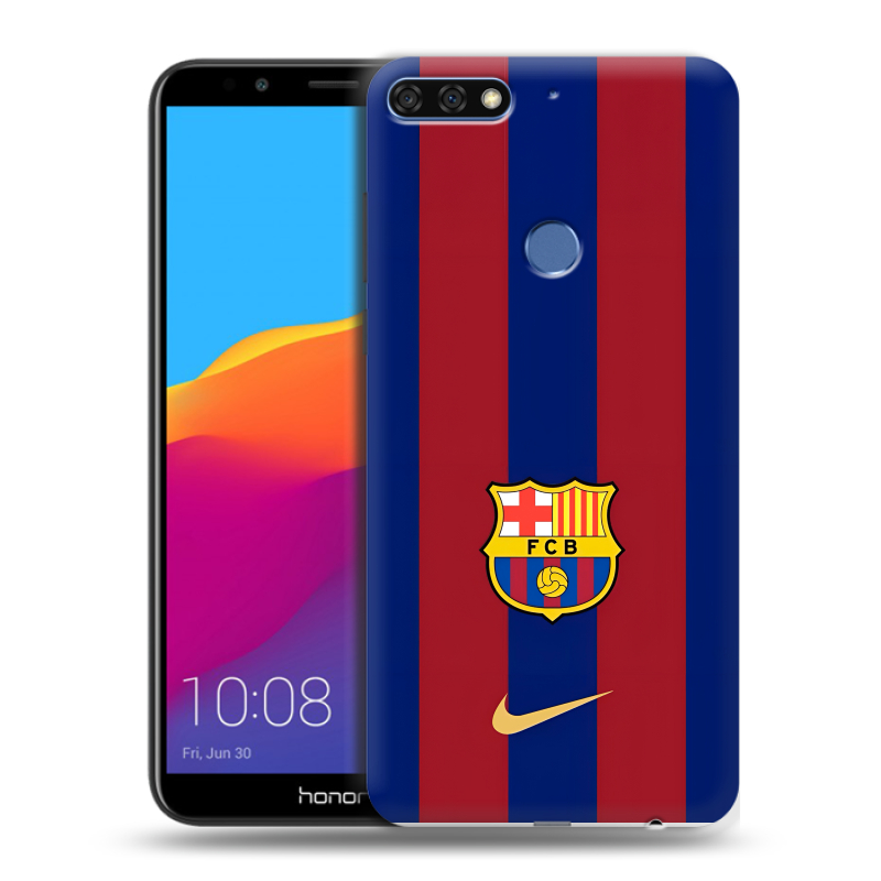 Пластиковый чехол на Huawei Honor 7C Pro с принтом Барселона Barcelona Пластиковый чехол на Huawei Honor 7C Pro с принтом Барселона Barcelona
