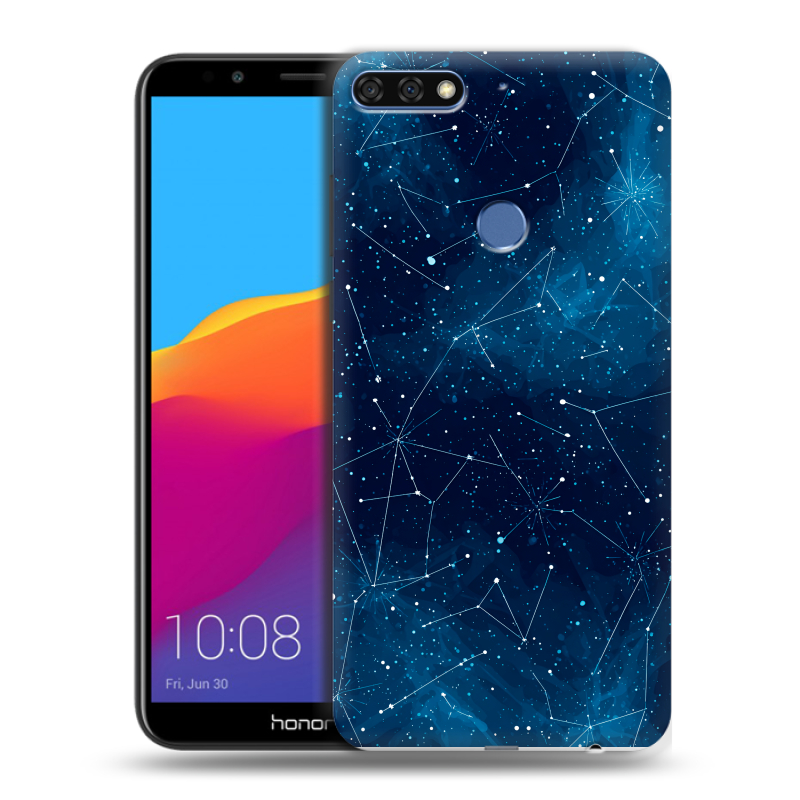 Пластиковый чехол на Huawei Honor 7C Pro с принтом Космос звезды Пластиковый чехол на Huawei Honor 7C Pro с принтом Космос звезды