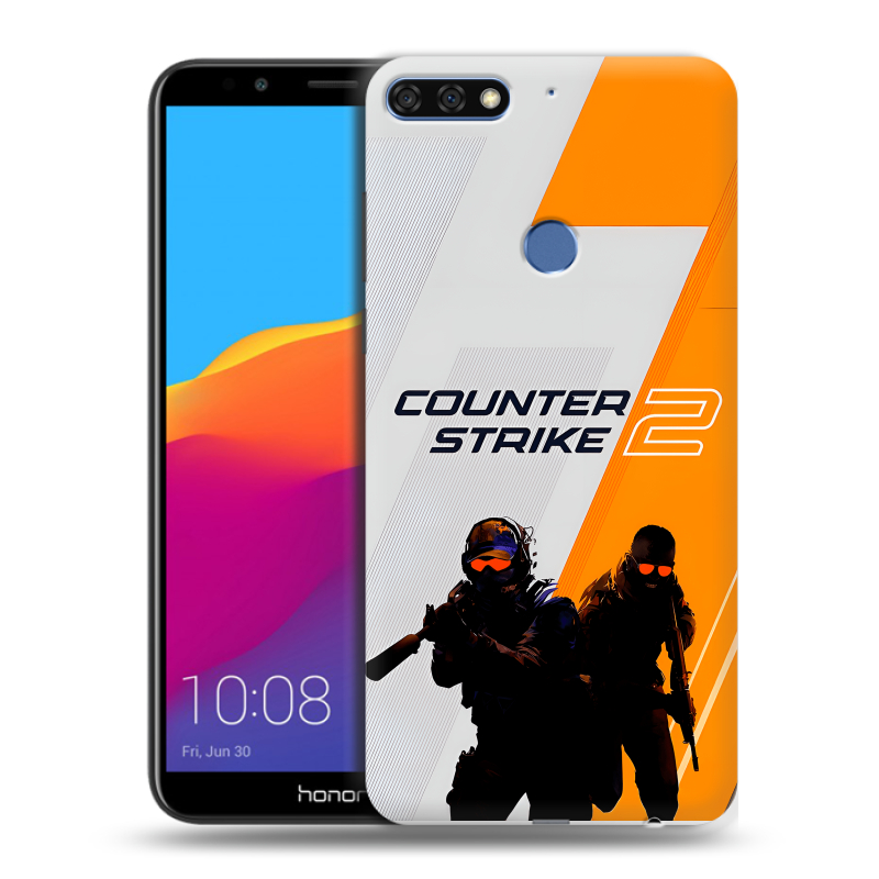 Пластиковый чехол на Huawei Honor 7C Pro с принтом Counter Strike Пластиковый чехол на Huawei Honor 7C Pro с принтом Counter Strike