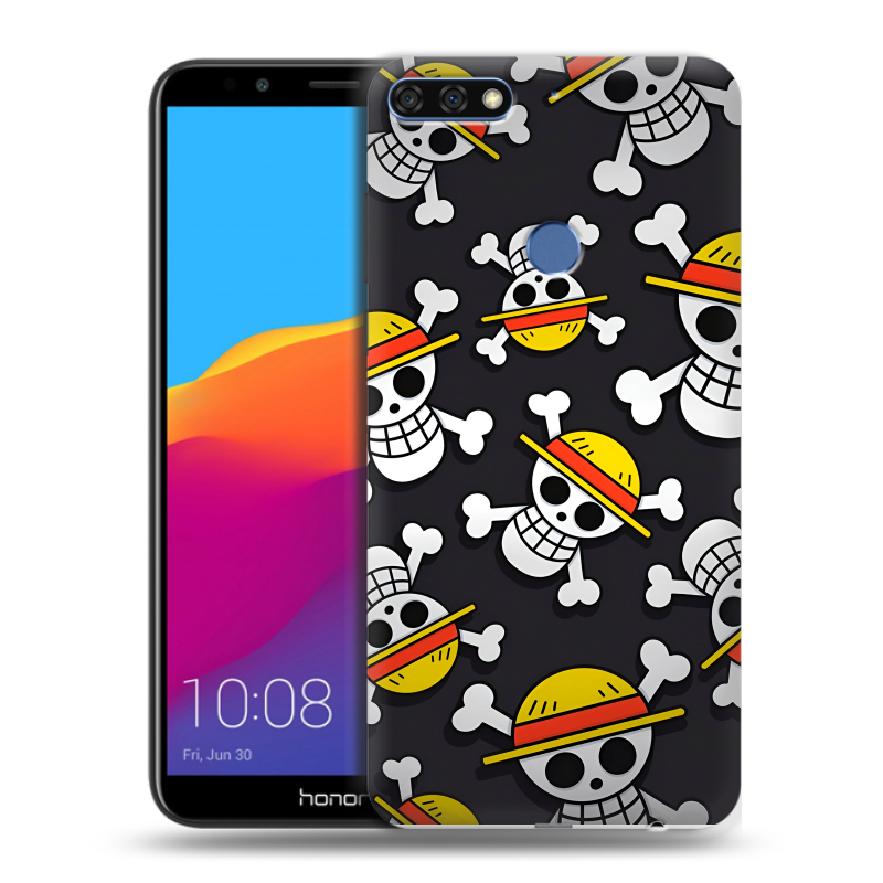 Пластиковый чехол на Huawei Honor 7C Pro с принтом One Piece Ван Пис Пластиковый чехол на Huawei Honor 7C Pro с принтом One Piece Ван Пис