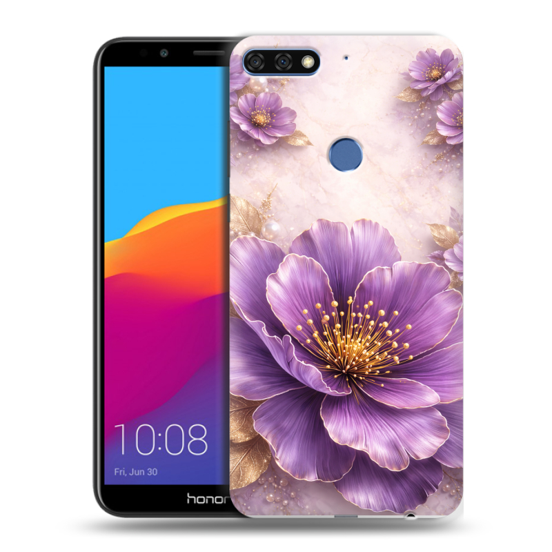Пластиковый чехол на Huawei Honor 7C Pro с принтом женский Пластиковый чехол на Huawei Honor 7C Pro с принтом женский