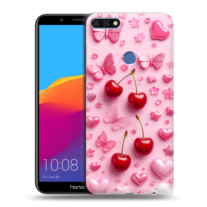 Пластиковый чехол на Huawei Honor 7C Pro с принтом для девочек Пластиковый чехол на Huawei Honor 7C Pro с принтом для девочек
