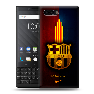 Пластиковый чехол на BlackBerry KEY2 с принтом Барселона Barcelona Пластиковый чехол на BlackBerry KEY2 с принтом Барселона Barcelona