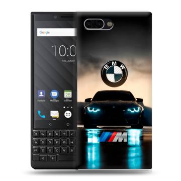 Пластиковый чехол на BlackBerry KEY2 с принтом БМВ BMW Пластиковый чехол на BlackBerry KEY2 с принтом БМВ BMW