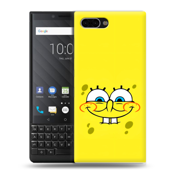 Пластиковый чехол на BlackBerry KEY2 с принтом спанчбоб спанч боб Пластиковый чехол на BlackBerry KEY2 с принтом спанчбоб спанч боб