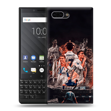Пластиковый чехол на BlackBerry KEY2 с принтом Реал Роналдо Real Ronaldo Пластиковый чехол на BlackBerry KEY2 с принтом Реал Роналдо Real Ronaldo