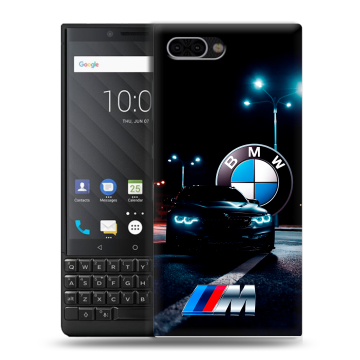 Пластиковый чехол на BlackBerry KEY2 с принтом БМВ BMW Пластиковый чехол на BlackBerry KEY2 с принтом БМВ BMW