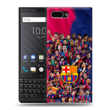 Пластиковый чехол на BlackBerry KEY2 с принтом Барселона Barcelona Пластиковый чехол на BlackBerry KEY2 с принтом Барселона Barcelona