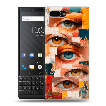 Пластиковый чехол на BlackBerry KEY2 с принтом Модный принт Пластиковый чехол на BlackBerry KEY2 с принтом Модный принт