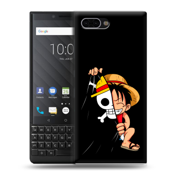 Пластиковый чехол на BlackBerry KEY2 с принтом One Piece Ван Пис