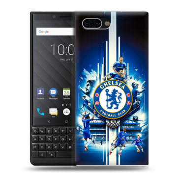 Пластиковый чехол на BlackBerry KEY2 с принтом Chelsea Челси