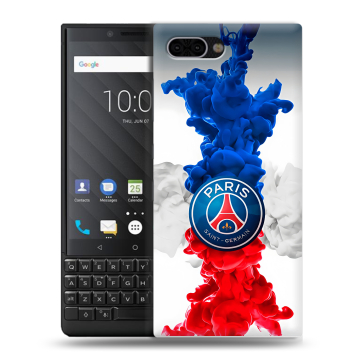 Пластиковый чехол на BlackBerry KEY2 с принтом PSG ПСЖ