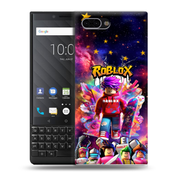 Пластиковый чехол на BlackBerry KEY2 с принтом Roblox Роблокс Пластиковый чехол на BlackBerry KEY2 с принтом Roblox Роблокс