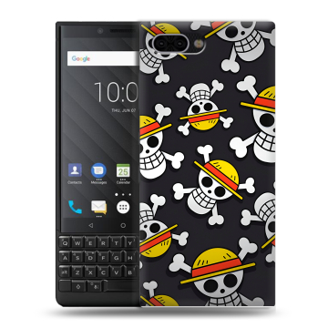 Пластиковый чехол на BlackBerry KEY2 с принтом One Piece Ван Пис