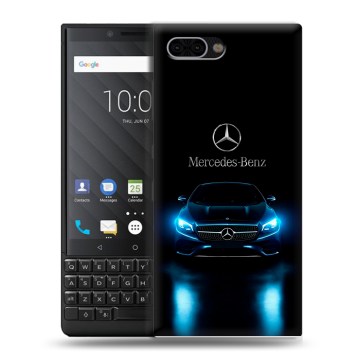 Пластиковый чехол на BlackBerry KEY2 с принтом Mercedes Мерседес Пластиковый чехол на BlackBerry KEY2 с принтом Mercedes Мерседес