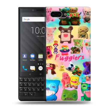 Пластиковый чехол на BlackBerry KEY2 с принтом Флагер Fuggler