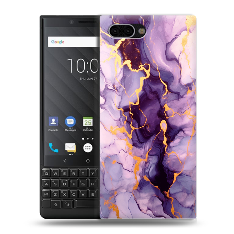 Пластиковый чехол на BlackBerry KEY2 с принтом Мрамор Пластиковый чехол на BlackBerry KEY2 с принтом Мрамор