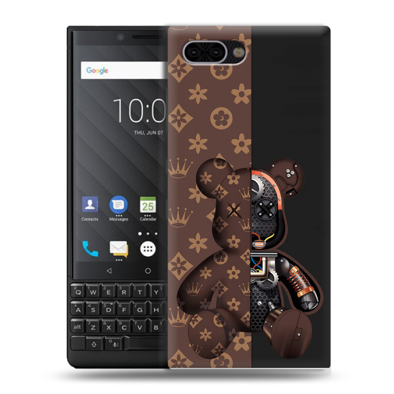 Пластиковый чехол на BlackBerry KEY2 с принтом Луи робот Пластиковый чехол на BlackBerry KEY2 с принтом Луи робот