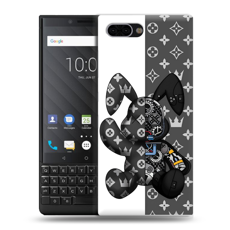 Пластиковый чехол на BlackBerry KEY2 с принтом Луи робот Пластиковый чехол на BlackBerry KEY2 с принтом Луи робот