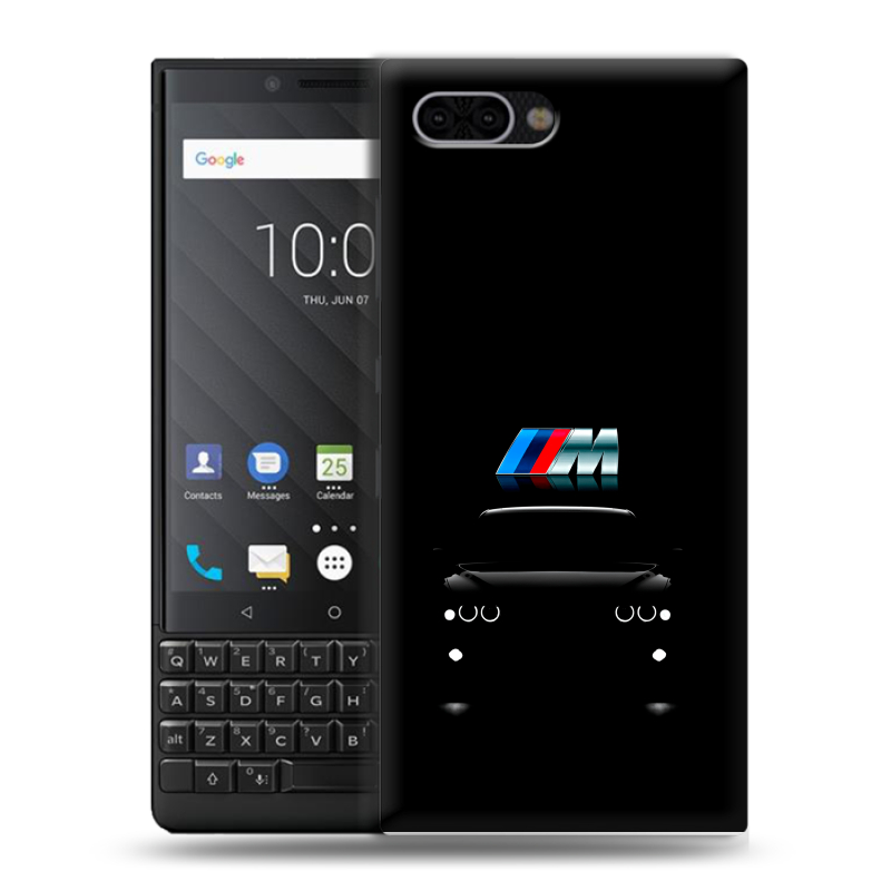 Пластиковый чехол на BlackBerry KEY2 с принтом БМВ BMW Пластиковый чехол на BlackBerry KEY2 с принтом БМВ BMW