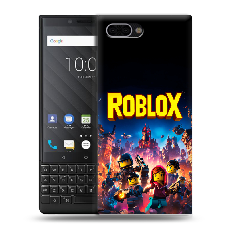 Пластиковый чехол на BlackBerry KEY2 с принтом Roblox Роблокс Пластиковый чехол на BlackBerry KEY2 с принтом Roblox Роблокс