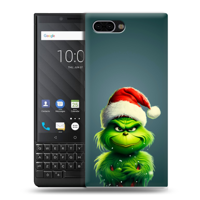 Пластиковый чехол на BlackBerry KEY2 с принтом Новый год Пластиковый чехол на BlackBerry KEY2 с принтом Новый год