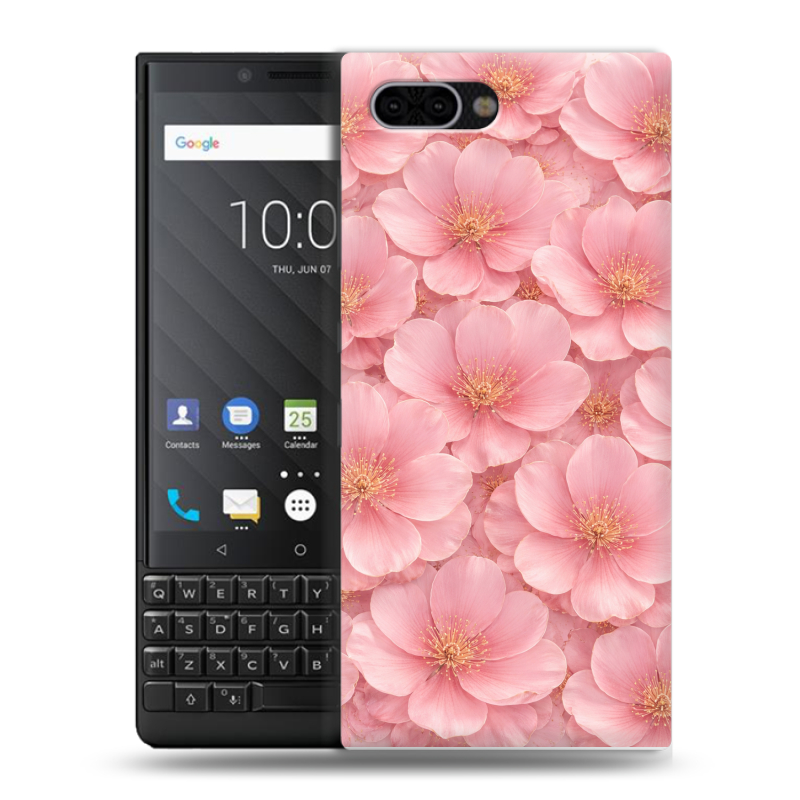 Пластиковый чехол на BlackBerry KEY2 с принтом женский Пластиковый чехол на BlackBerry KEY2 с принтом женский
