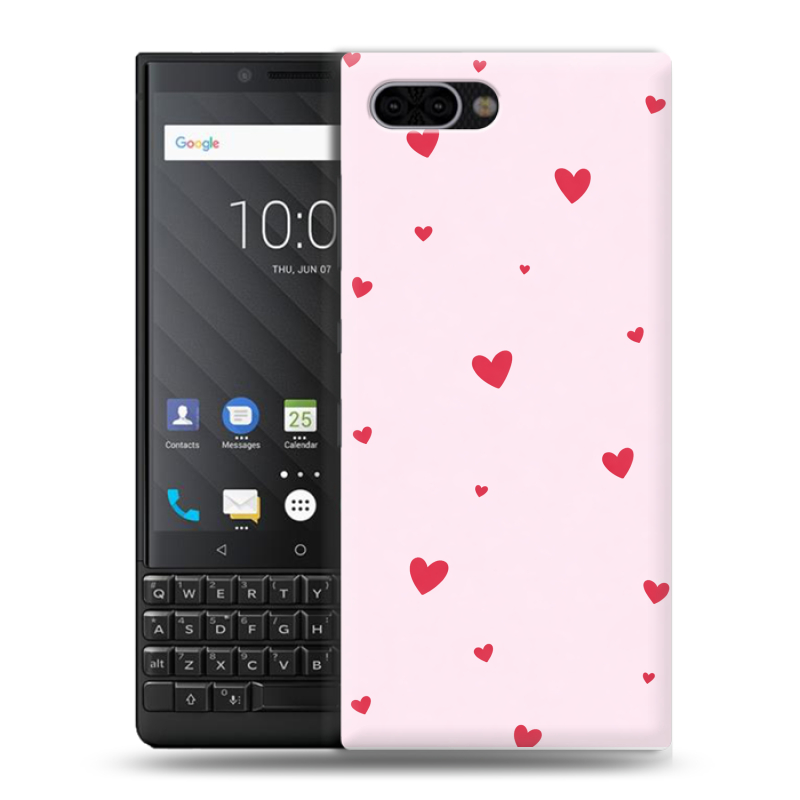 Пластиковый чехол на BlackBerry KEY2 с принтом для девочек Пластиковый чехол на BlackBerry KEY2 с принтом для девочек
