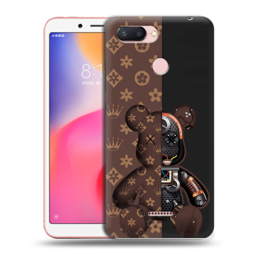 Силиконовый чехол на Xiaomi RedMi 6 с принтом Луи робот Силиконовый чехол на Xiaomi RedMi 6 с принтом Луи робот