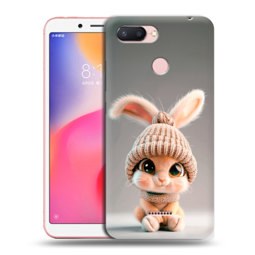 Силиконовый чехол на Xiaomi RedMi 6 с принтом Кролик Силиконовый чехол на Xiaomi RedMi 6 с принтом Кролик
