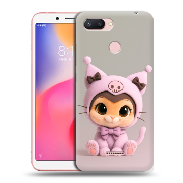 Силиконовый чехол на Xiaomi RedMi 6 с принтом Куроми Kuromi Силиконовый чехол на Xiaomi RedMi 6 с принтом Куроми Kuromi