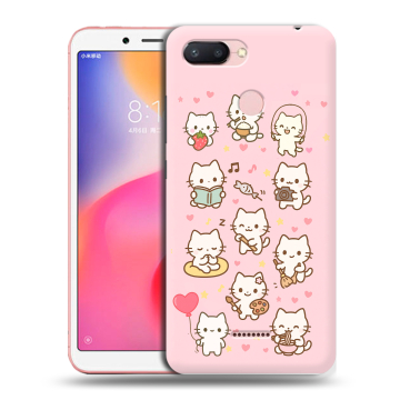 Силиконовый чехол на Xiaomi RedMi 6 с принтом Hello Kitty Хелоу Кити Силиконовый чехол на Xiaomi RedMi 6 с принтом Hello Kitty Хелоу Кити
