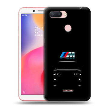 Силиконовый чехол на Xiaomi RedMi 6 с принтом БМВ BMW Силиконовый чехол на Xiaomi RedMi 6 с принтом БМВ BMW