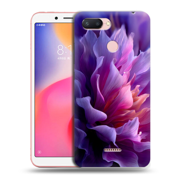 Силиконовый чехол на Xiaomi RedMi 6 с принтом женский цветы Силиконовый чехол на Xiaomi RedMi 6 с принтом женский цветы