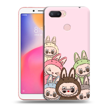 Силиконовый чехол на Xiaomi RedMi 6 с принтом Лабубу