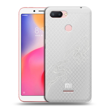 Силиконовый чехол на Xiaomi RedMi 6 с принтом Сотворение мира