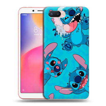 Силиконовый чехол на Xiaomi RedMi 6 с принтом Лило и Стич Силиконовый чехол на Xiaomi RedMi 6 с принтом Лило и Стич