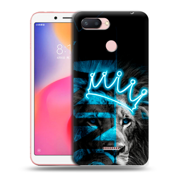 Силиконовый чехол на Xiaomi RedMi 6 с принтом Король лев Силиконовый чехол на Xiaomi RedMi 6 с принтом Король лев