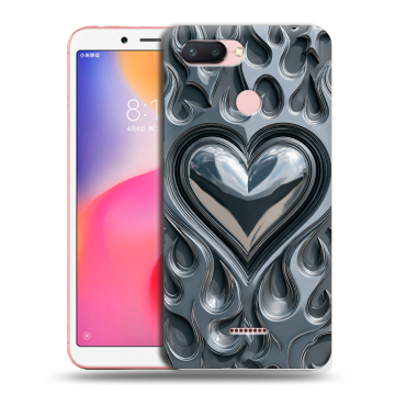Силиконовый чехол на Xiaomi RedMi 6 с принтом Y2K Силиконовый чехол на Xiaomi RedMi 6 с принтом Y2K