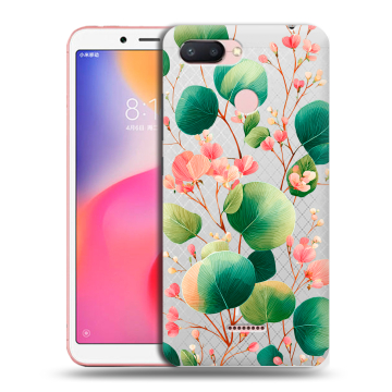 Силиконовый чехол на Xiaomi RedMi 6 с принтом женский Силиконовый чехол на Xiaomi RedMi 6 с принтом женский