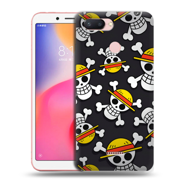 Силиконовый чехол на Xiaomi RedMi 6 с принтом One Piece Ван Пис Силиконовый чехол на Xiaomi RedMi 6 с принтом One Piece Ван Пис