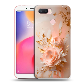 Силиконовый чехол на Xiaomi RedMi 6 с принтом женский Силиконовый чехол на Xiaomi RedMi 6 с принтом женский