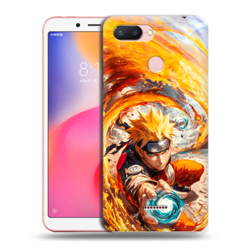 Силиконовый чехол на Xiaomi RedMi 6 с принтом Аниме Наруто Naruto Силиконовый чехол на Xiaomi RedMi 6 с принтом Аниме Наруто Naruto