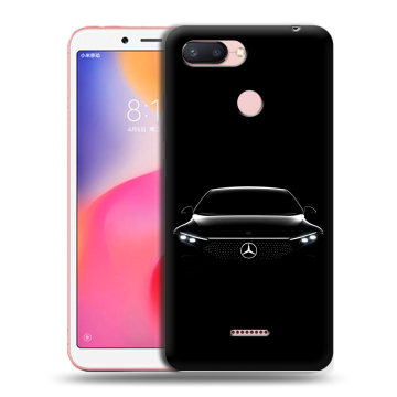 Силиконовый чехол на Xiaomi RedMi 6 с принтом Mercedes Мерседес Силиконовый чехол на Xiaomi RedMi 6 с принтом Mercedes Мерседес