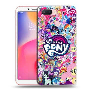 Силиконовый чехол на Xiaomi RedMi 6 с принтом My little pony Дружба чудо Силиконовый чехол на Xiaomi RedMi 6 с принтом My little pony Дружба чудо