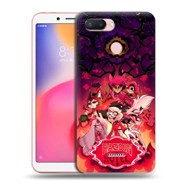 Силиконовый чехол на Xiaomi RedMi 6 с принтом Hazbin Hotel Отель Хазбин Силиконовый чехол на Xiaomi RedMi 6 с принтом Hazbin Hotel Отель Хазбин