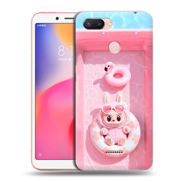 Силиконовый чехол на Xiaomi RedMi 6 с принтом Labubu Лабубу Силиконовый чехол на Xiaomi RedMi 6 с принтом Labubu Лабубу