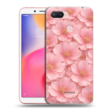 Силиконовый чехол на Xiaomi RedMi 6 с принтом женский Силиконовый чехол на Xiaomi RedMi 6 с принтом женский